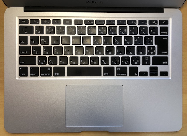 MacBook Air2017キーボード